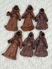 Vintage Action Figure 1995-1996 Kenner Star Wars Jawa Glowing Eyes Set of 6