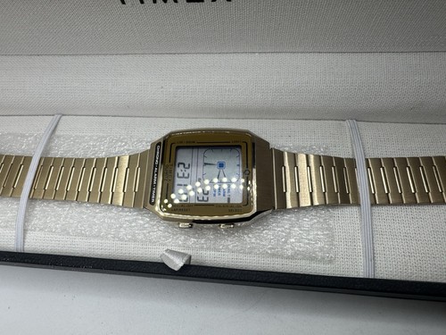 Timex Tw2U72500 Q Reissue Digital Lca Gold neue Batterie getestet gut - Bild 12 von 17