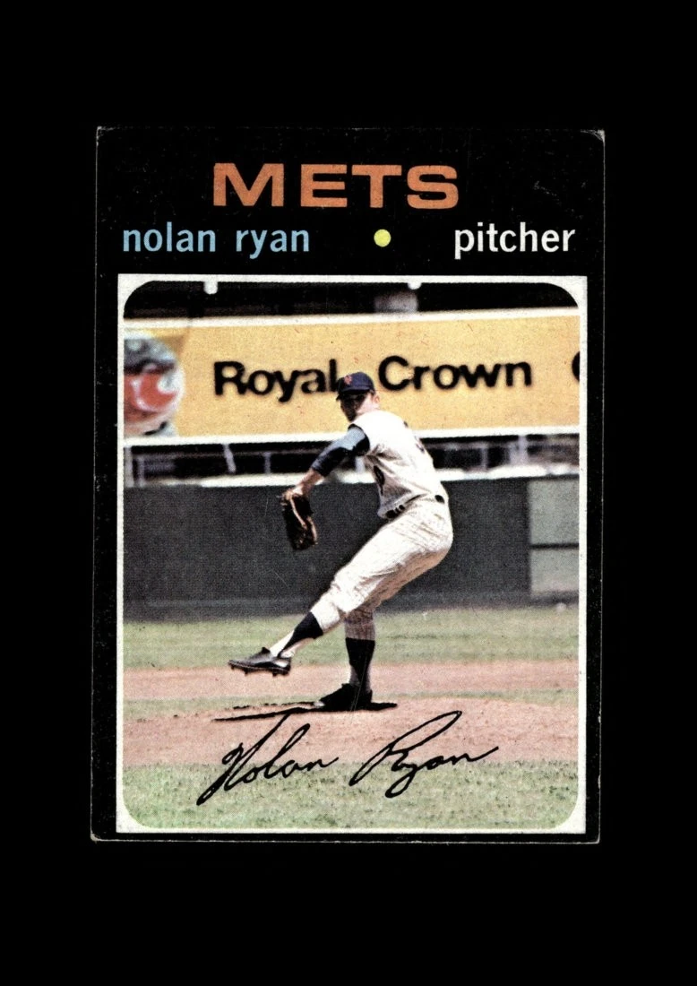 超貴重 状態良好 1971 Topps 513 Nolan Ryan MLB 1971 Topps - Nolan 