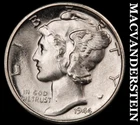 1944-D Mercury Dime-Super Choice Gem Brilliant Unc +++++ FSB No Reserve #i1132