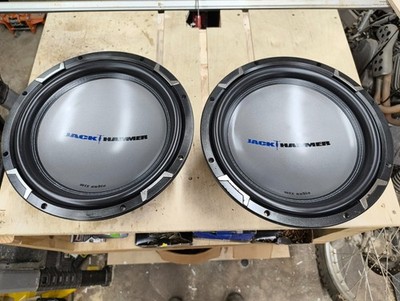 2 MTX Audio Jack Hammer JH-5512-04 Sub 12'' Car Audio 400W RMS 4 ohm OLD SCHOOL