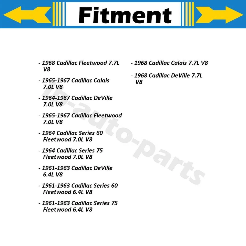 Manguera hidráulica de freno de primera parada para Cadillac Calais 1965-1968 4X Dorman Foto 2 de 4