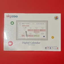 Skyzoo 15.6  Digital Calendar Photo Frame   White   Sealed