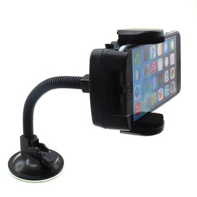 For Phone 16/17/Pro/Max/Air - Car Mount Windshield Holder Glass Cradle Swivel