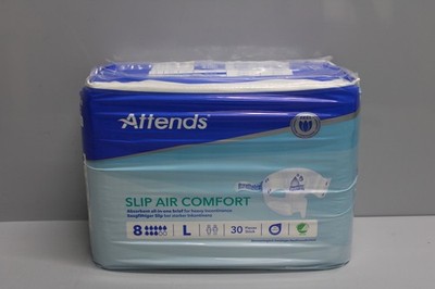Attends Slip Air Comfort 8 L 30 Stück Inkontinenzslips Größe L - Neu