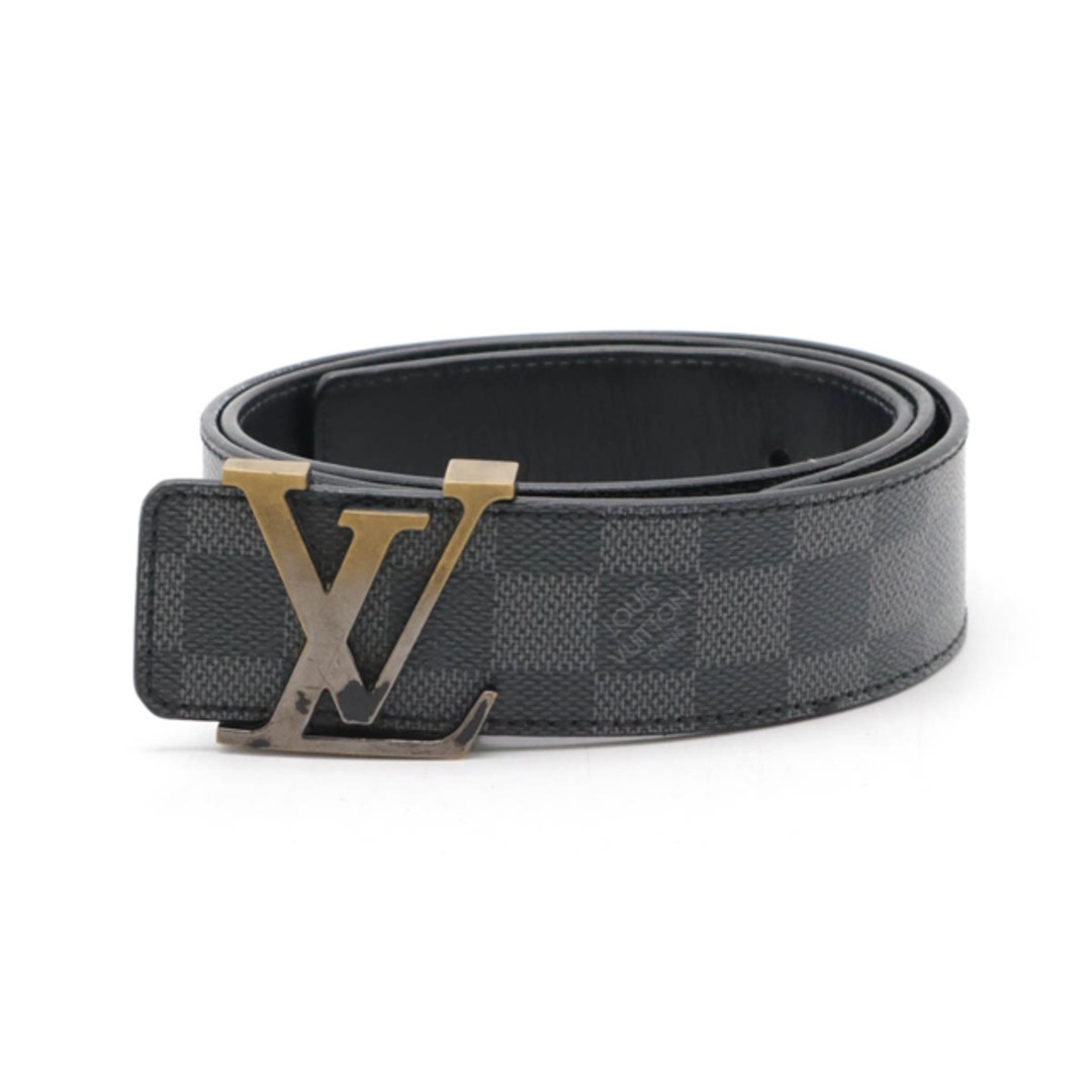 Louis Vuitton Damier Graphite Saintur Lv Initial 40Mm Belt