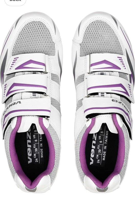 Venzo MX Bike Bicycle Women's Ladies Cycling Riding Shoes,Men US9/Women US 10.5