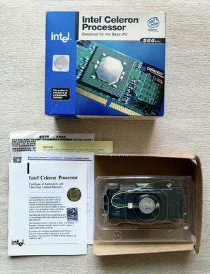 Only unsealed Intel Celeron 266Mhz high collectible value