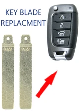 SET OF 2 2017-2021 Hyundai / Remote Flip Key Blade / PN: 81996-G800 752 STAMPED