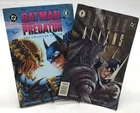 Vintage 1990s DC Comic Books - Batman vs Predator, Batman Aliens