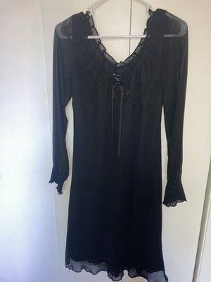 Express Gorgeous Black Dressy Dress Size 3/4 Never Worn!