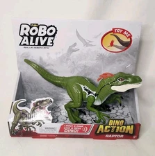 ROBO ALIVE Dino Action Raptor Robotic Pet Dinosaur Toy by ZURU NEW