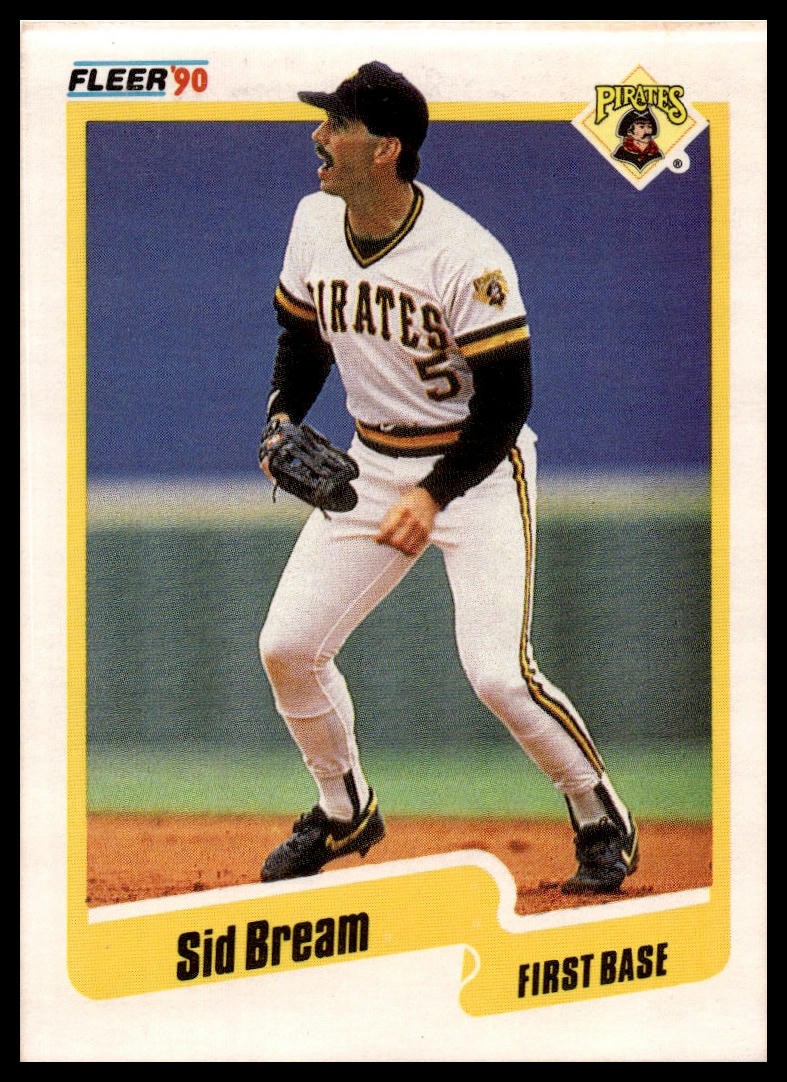 1990 Fleer #463b Sid Bream