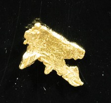 Alaskan-Yukon BC Gold Rush Natural Gold Nugget 0.12 Grams Genuine 6625.04 per troy oz