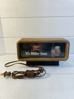 New ListingVintage 1981 It's Miller Time Miller High Life Lighted Beer Bar Sign Works Great