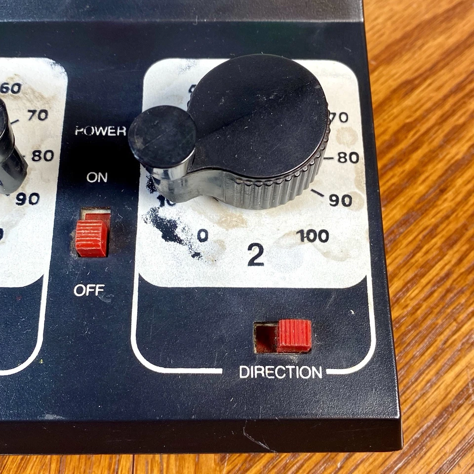 Transformador Controlador Tren Modelo Doble Potencia 2800 MRC Tech II De Colección ~ Hecho en EE. UU. Foto 4 de 4