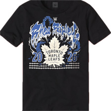 WWE Superstar Rhea Ripley Toronto Maple Leafs Black Arena Exclusive Shirt Large