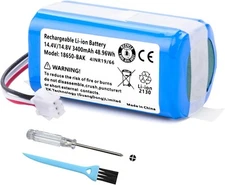 3400mAh Vacuum Battery Replacement for AIRROBO P20 Airrobo 91069 G40 Series