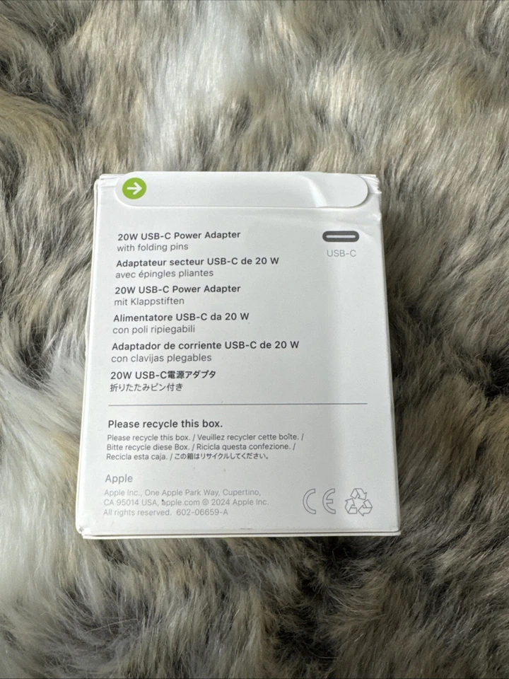 X1 Genuine Apple USB-C 20W Power Adapter A2344 White (Brand New Sealed) FAST P&P - Image 3 of 4