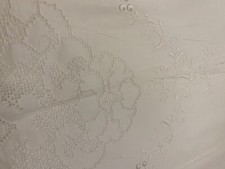 Corredo letto matrimoniale ricamato a mano con applicazione a 500