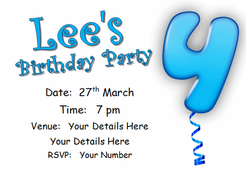 10 Personalised INVITATIONS & envelopes, birthday party invites card AGE 8 boys - Picture 5 of 13