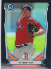 2014 Bowman Chrome Prospects Black Refractors #BCP30 Ty Buttrey /99 - NM