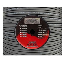 Sky High Car Audio Tinned OFC 12 Gauge Speaker Wire 50ft Black