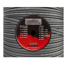 Sky High Car Audio Tinned OFC 12 Gauge Speaker Wire 100ft Black