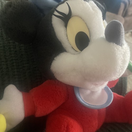 Vintage Applause Plush Disneys Minnie Mouse With Bow And Bib Collectable Cute - Picture 2 of 4