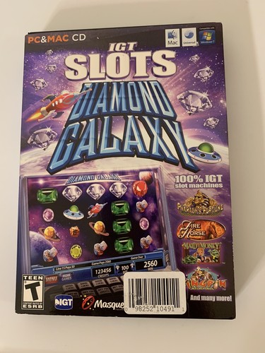 IGT Slots Diamond Galaxy PC/Mac 2012 Authentic Slots - Picture 2 of 10