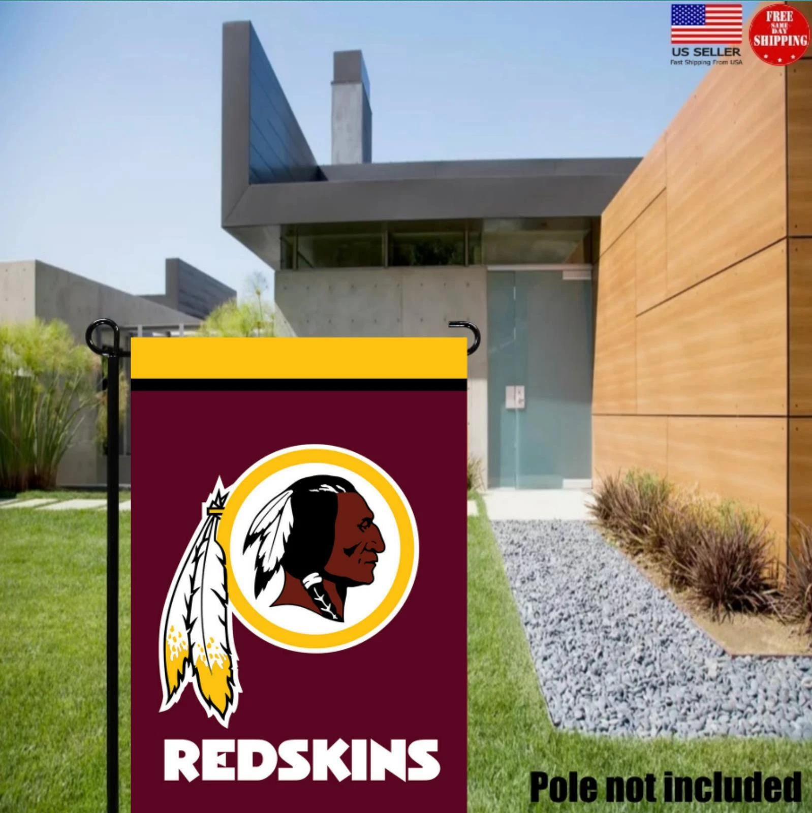 Washington Redskins Yard Garden Flag Outdoor Window  Commanders