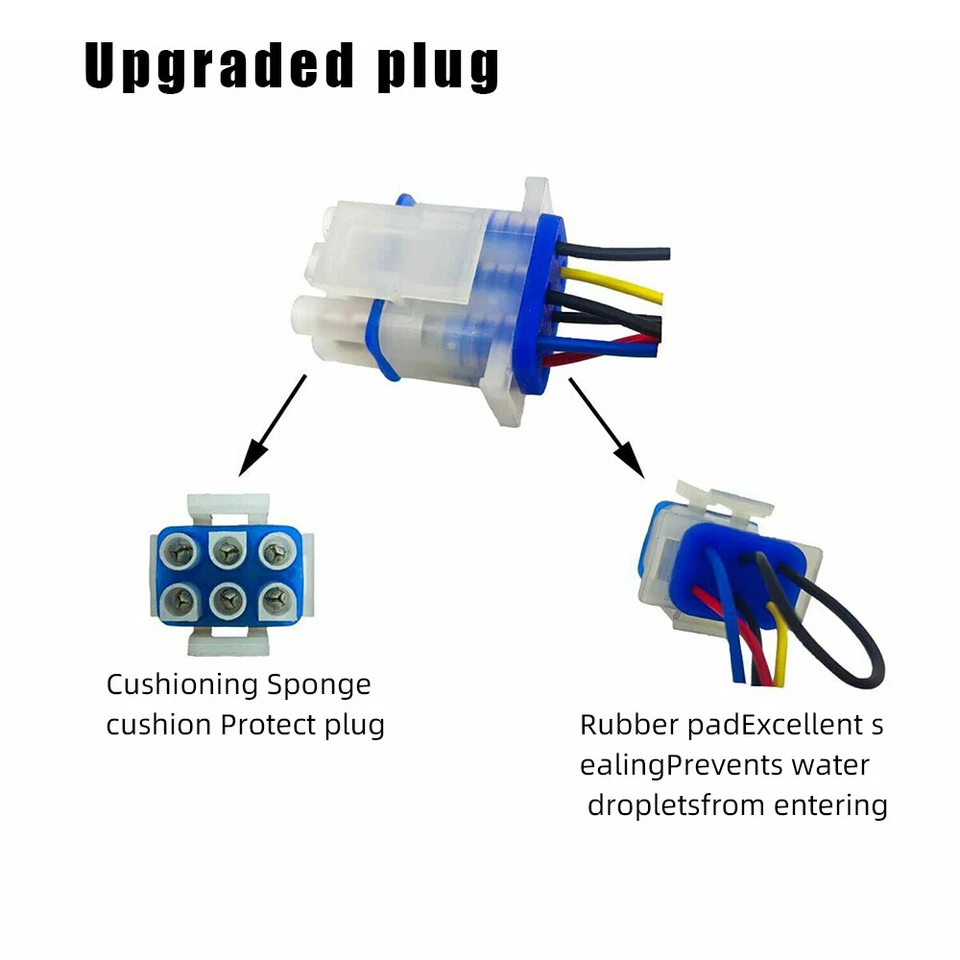 Actualización para motor ventilador evaporador refrigerador GE WR60X26866 WR49X25197 239D1412 Foto 3 de 4