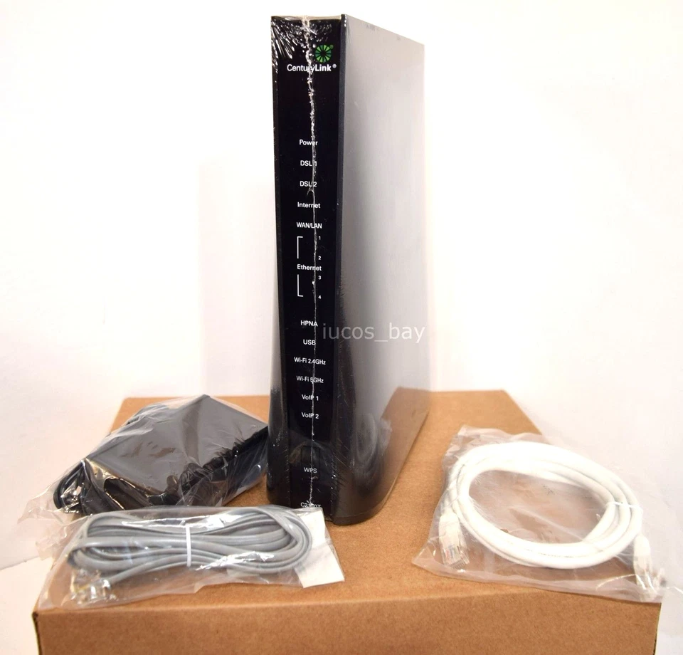 CenturyLink Technicolor C2100T DSL Fiber Wi-Fi Modem Router 802.11n+.11ac SEALED - Image 3 of 4