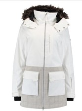 New O'neill Women's Onyx Snow Parka Op5016 Insulated Hooded Full Zip $200 Size M
