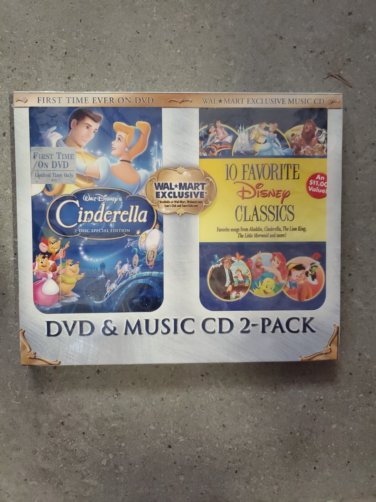 Disney Cinderella 2 Disc Special Edition DVD and Music CD 2 Pack, 2005 ...