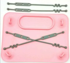 5PCS Silicone Plate Suction Placemat for BabiesToddlers BPA Free Dishwasher Safe