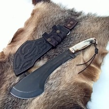 WILD CUSTOM HANDMADE 16 INCHES LONG IN HIGH GRADE STEEL HUNTING BEAUTIFUL BOWIE