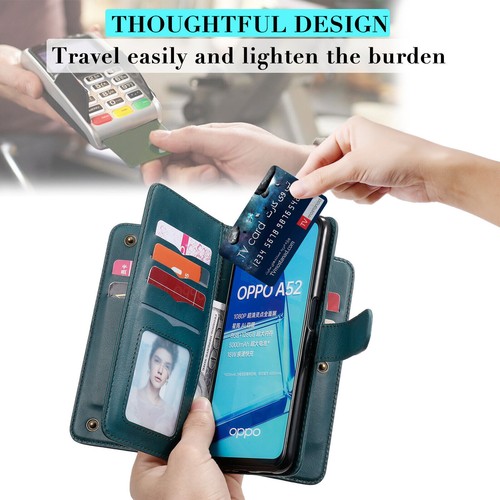 Leather Flip Card Wallet Phone Case For OPPO Realme 9 Pro A96 Reno 7 Find X5 Pro - 第 5/18 張圖片