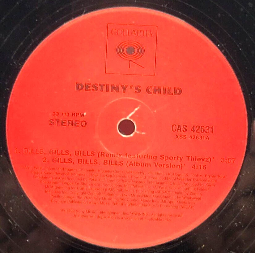 Destiny's Child Single 33 RPM Speed Vinyl Records for sale | eBay