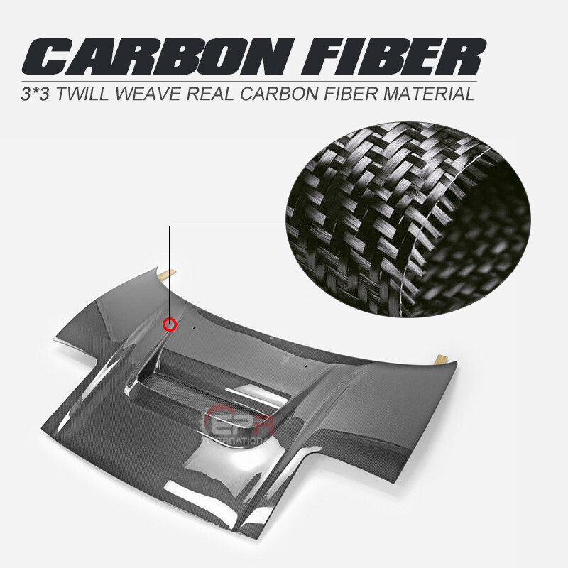 For 91-01 NSX NA1 R Type Carbon Fiber Front Vented Hood Racing