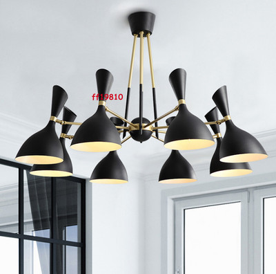 Modern Black White Living Room Chandelier Light Lamp Ceiling Fixtures Pendent