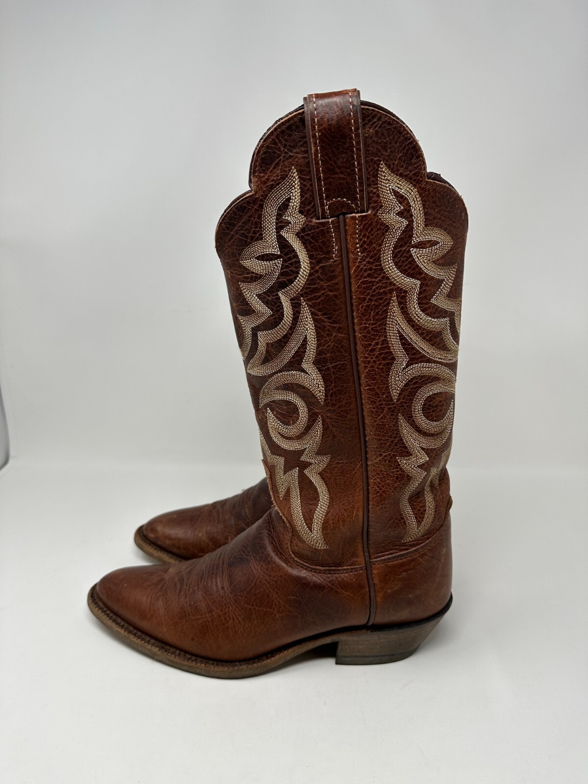 Women's Justin Western Boot Bent Rail 13" Cognac Brow… Gem