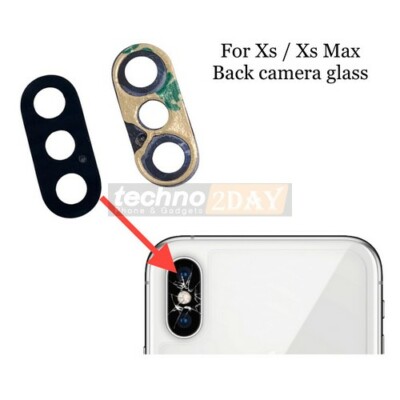 For iPhone XS, iPhone XS Max Camera Lens Glass Replacement New