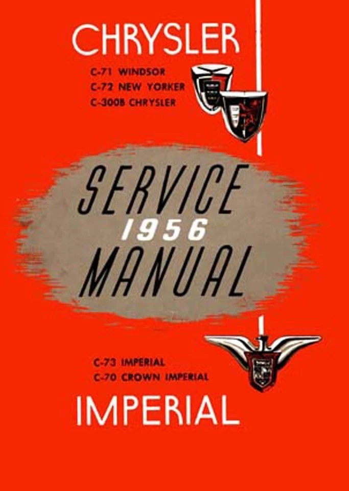 1956 Chrysler Shop Service Repair Manual Book Engine Drivetrain Electrical OEM