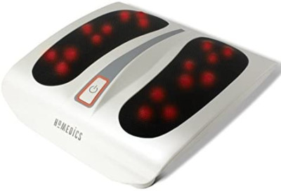 HoMedics Shiatsu Fußmassagegerät Elektrisch Wärmefunktion 18 Massageköpfe Weiß
