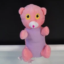 A and A Global Industries Pink and Purple Plush Stuffed Animal Bear 