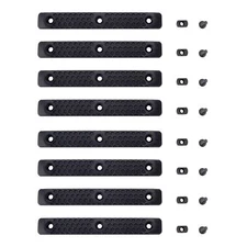 MLOK Rail Hand Protection,M-lok Rail Cover Panel for M-lok System 8 Packs