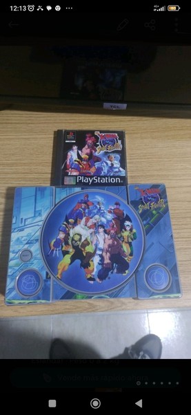 ps1 pal españa versión xmen VS street fighter y juego