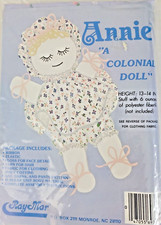 Annie "A Colonial Doll" Kit for 13 - 14" Doll with Clothing Purple Floral Calico