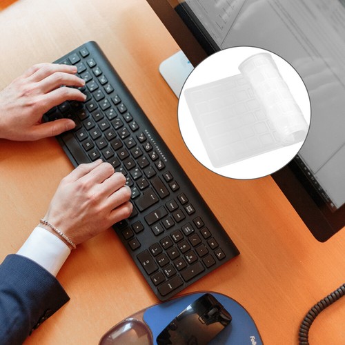 Klar Tastaturschutz Kabelgebunden Tastaturschutz Tastatur Tastatur für KB216 - Bild 8 von 12